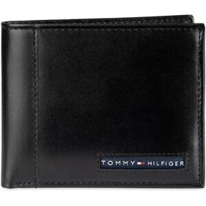 Men's Leather Wallet–Slim Bifold with 6 Credit Card Pockets &Removable ID Window